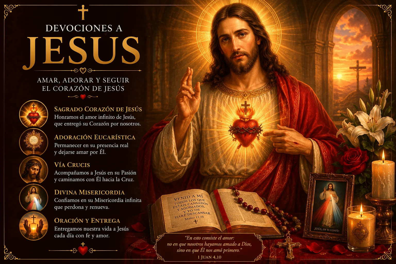 Devociones a Jesucristo · caminos para encontrarse con Cristo