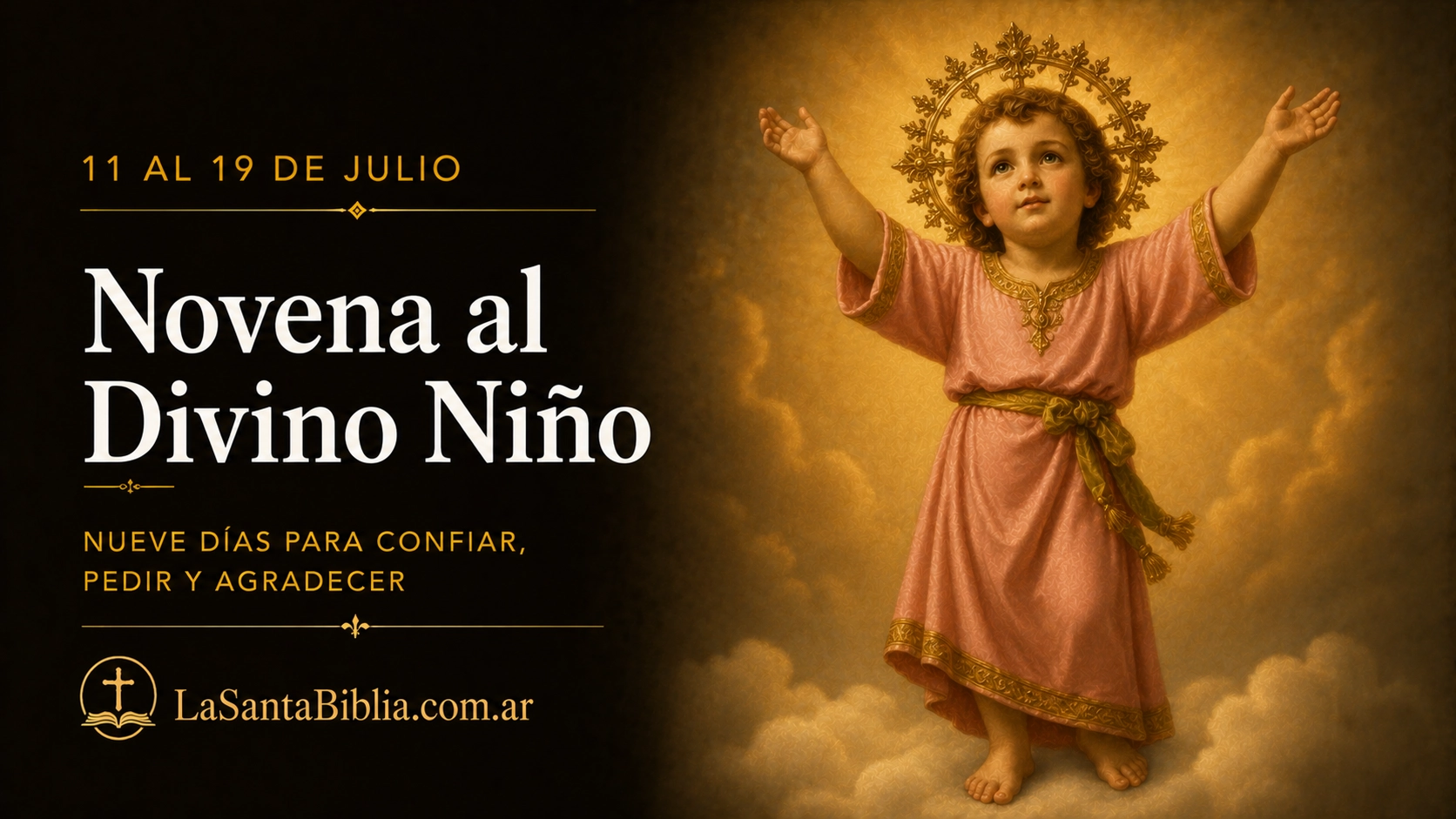 Divino Niño Jesús · «Yo reinaré» · devoción del santuario del 20 de julio · Bogotá