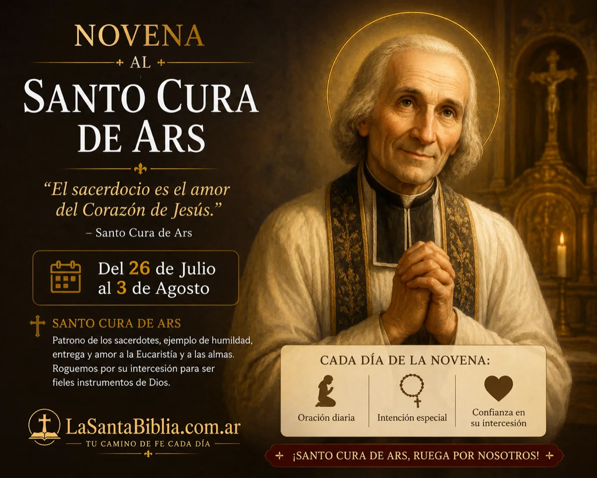 Santo Cura de Ars · San Juan María Vianney · patrono de los sacerdotes