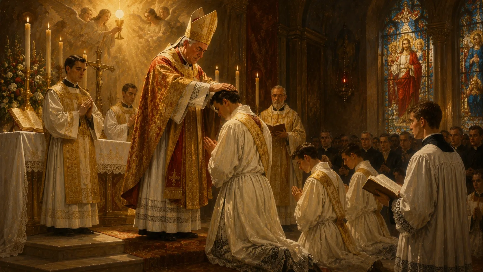 El Orden Sacerdotal · Sacramento del ministerio · Cristo presente por sus sacerdotes