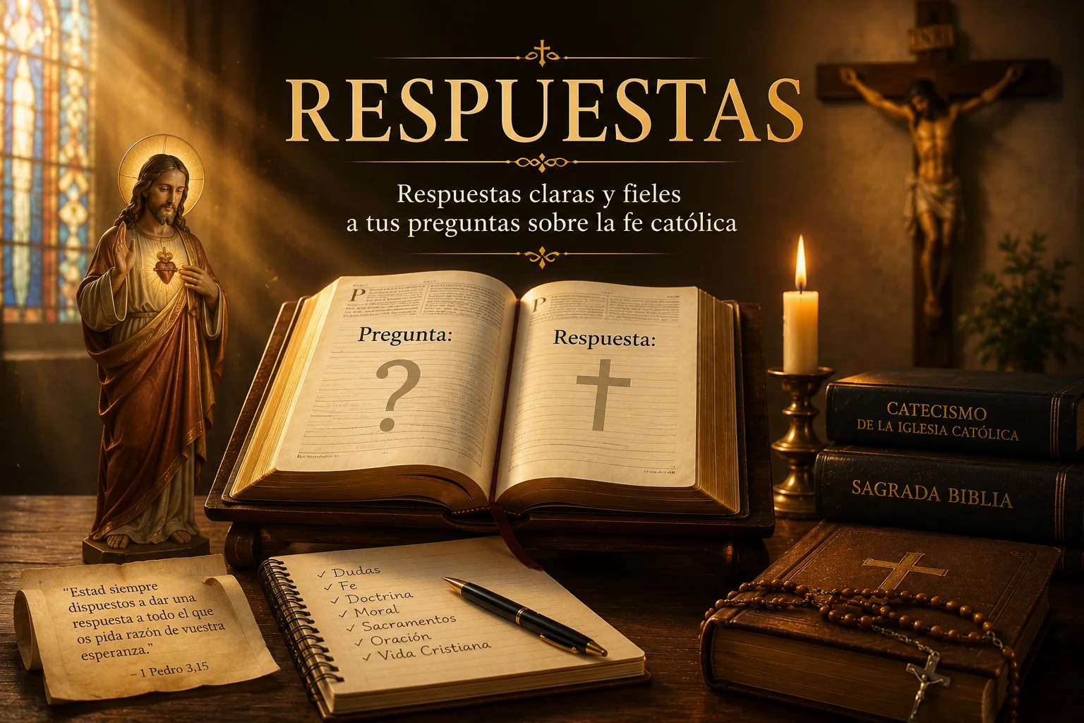 Respuestas Católicas · A las objeciones más comunes contra la fe · Con Biblia y Tradición