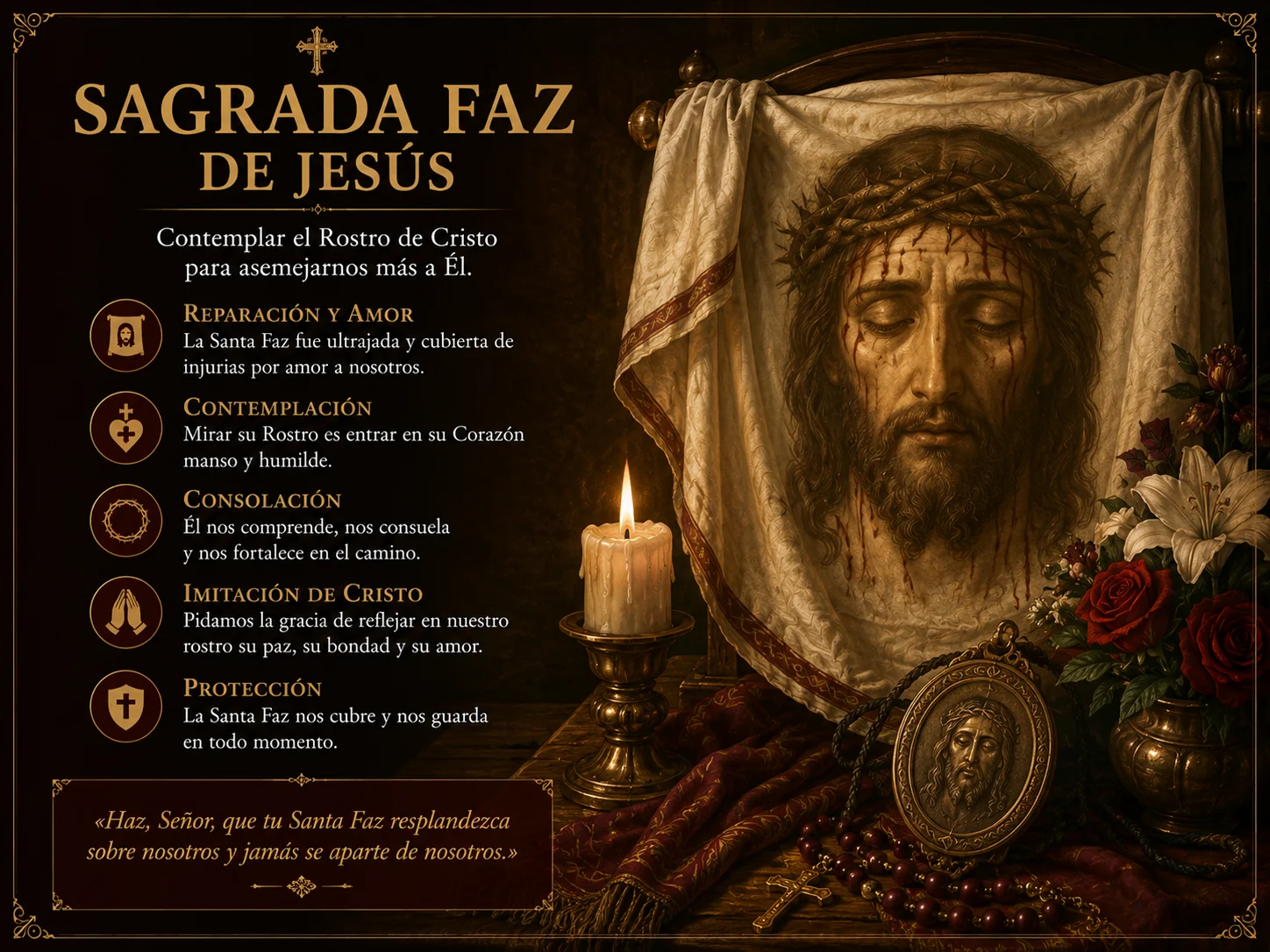 Sagrada Faz de Jesús · el Rostro herido de Cristo · devoción de reparación