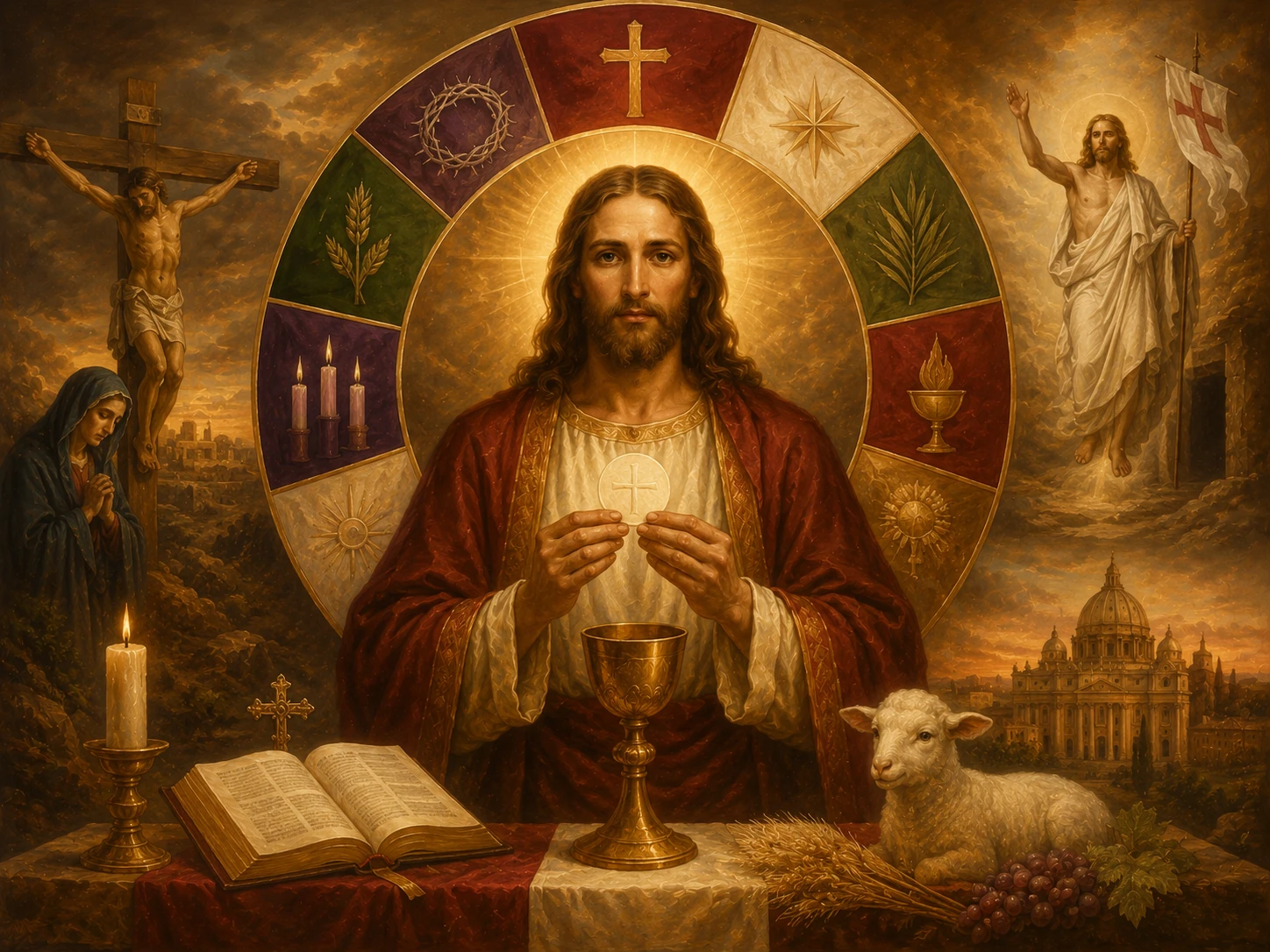 El Año Litúrgico Católico · los tiempos que celebran el Misterio Pascual