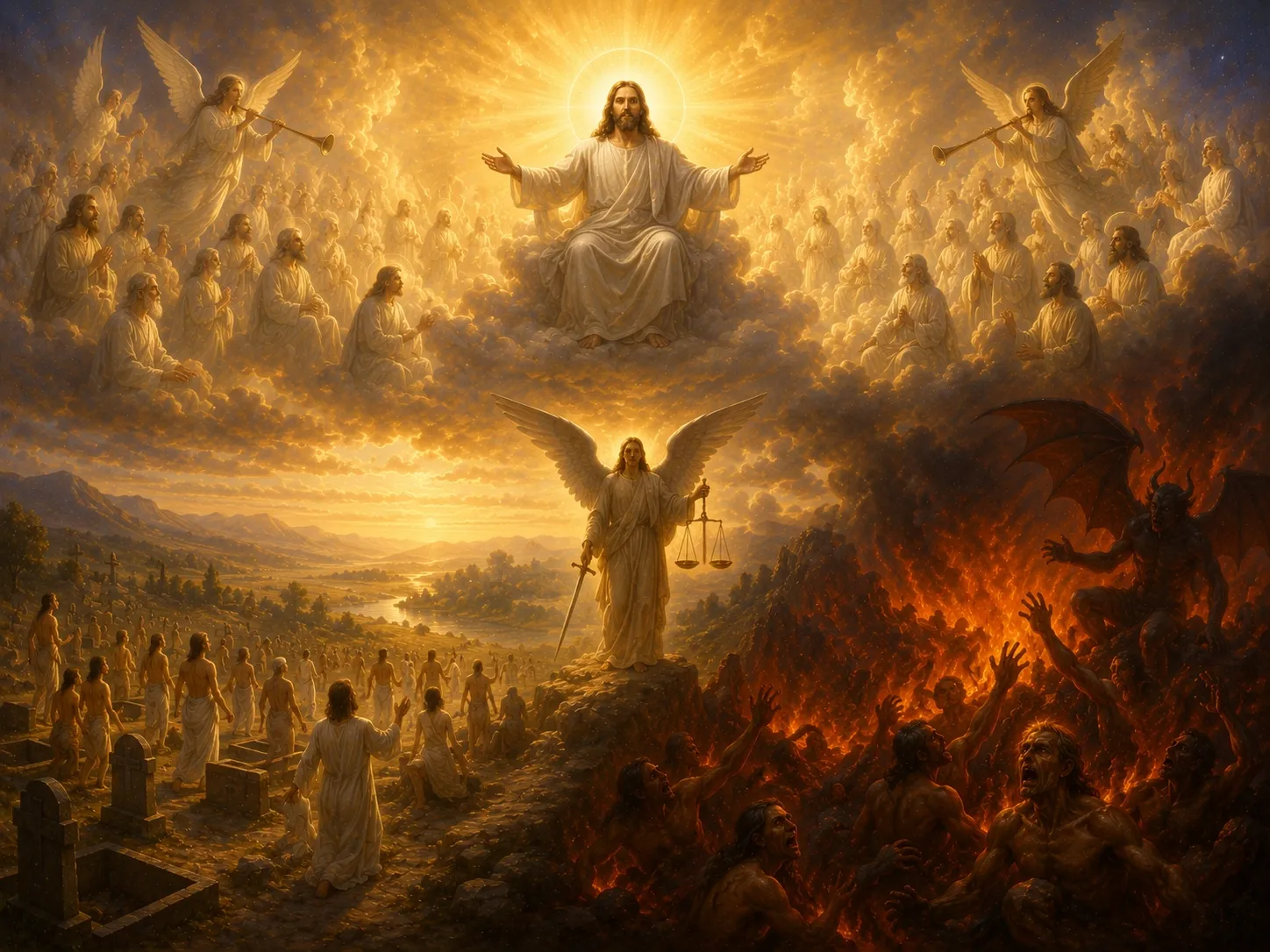 Los Cuatro Últimos Fines · Muerte · Juicio · Cielo · Infierno