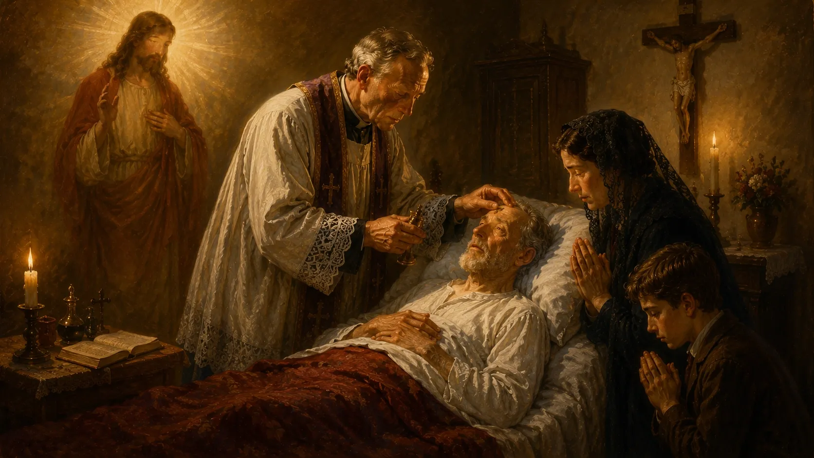 La Unción de los Enfermos · Sacramento de fortaleza espiritual