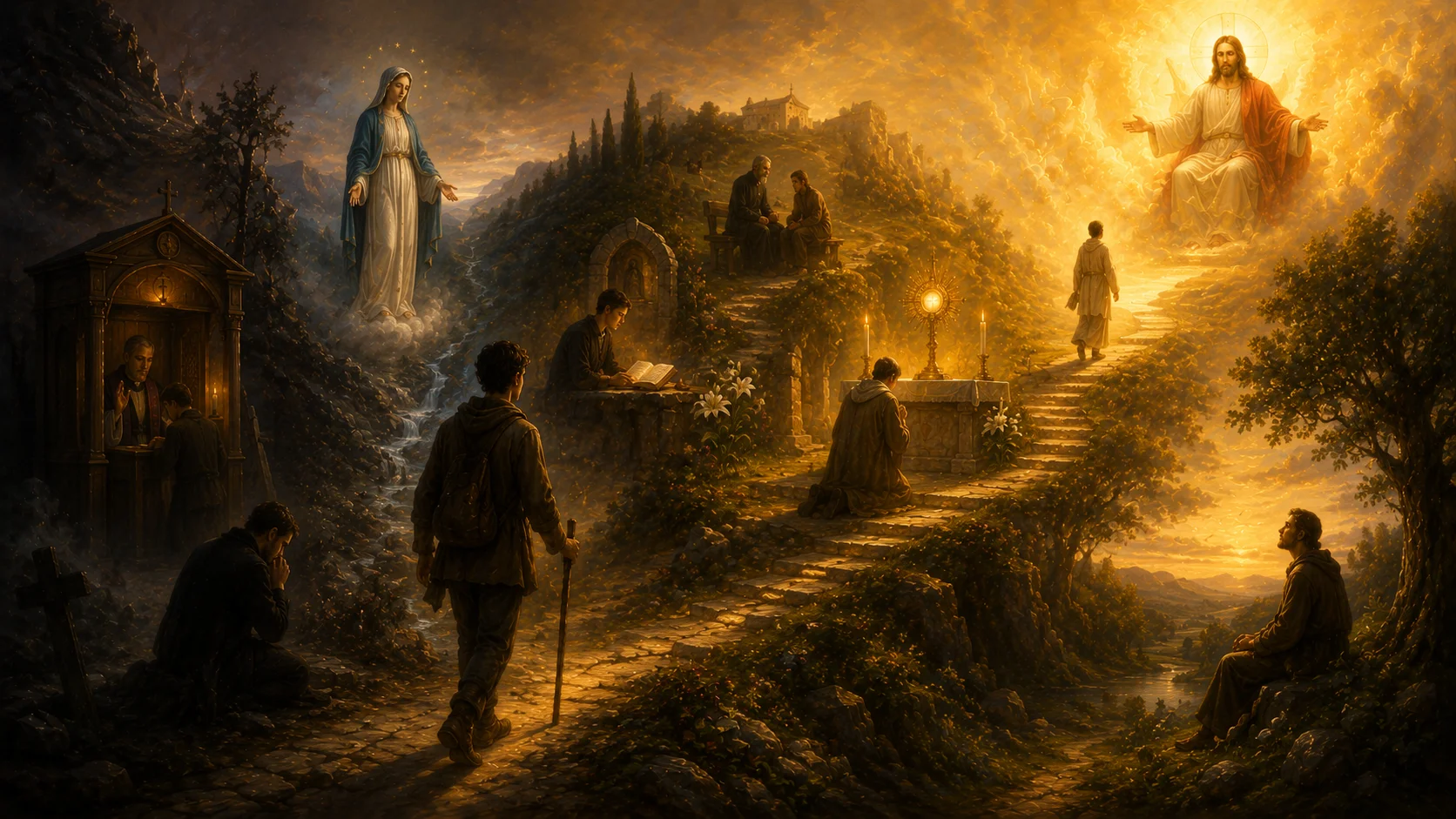 Las etapas de la vida espiritual · el camino del alma según los Padres y Doctores