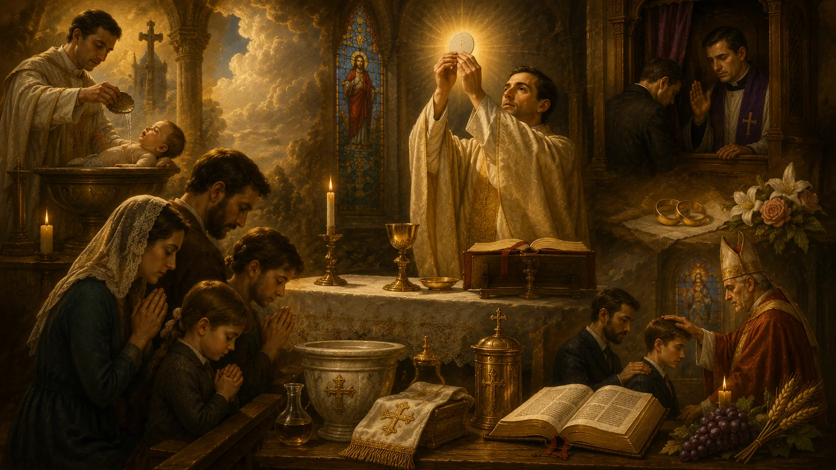 Vida Sacramental · encuentros reales con Cristo · la regla del católico serio