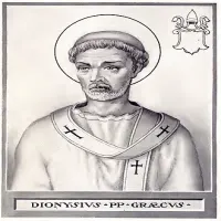 San Dionisio · Papa nº 25
