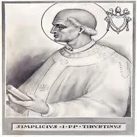 San Simplicio · Papa nº 47