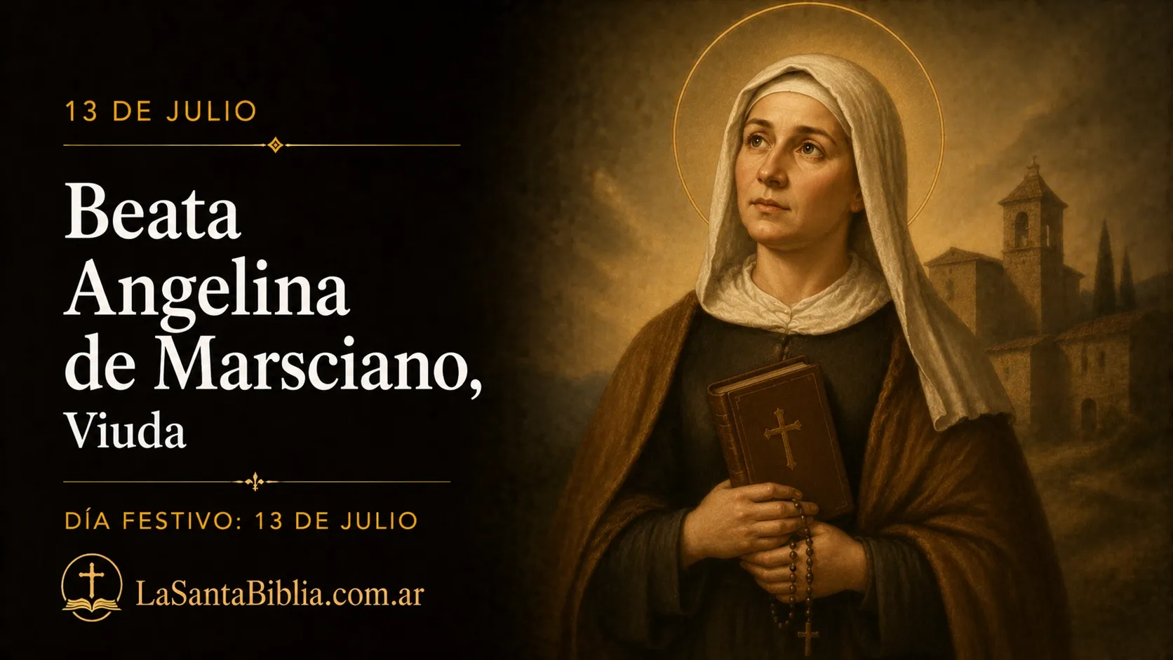 Beata Angelina de Marsciano, Viuda