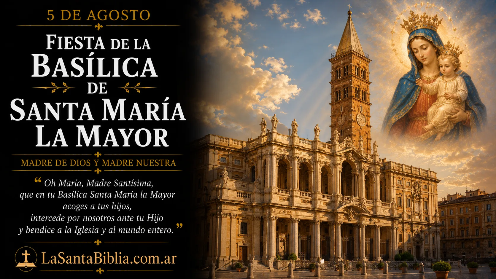 Fiesta de la Basílica de Santa María La Mayor