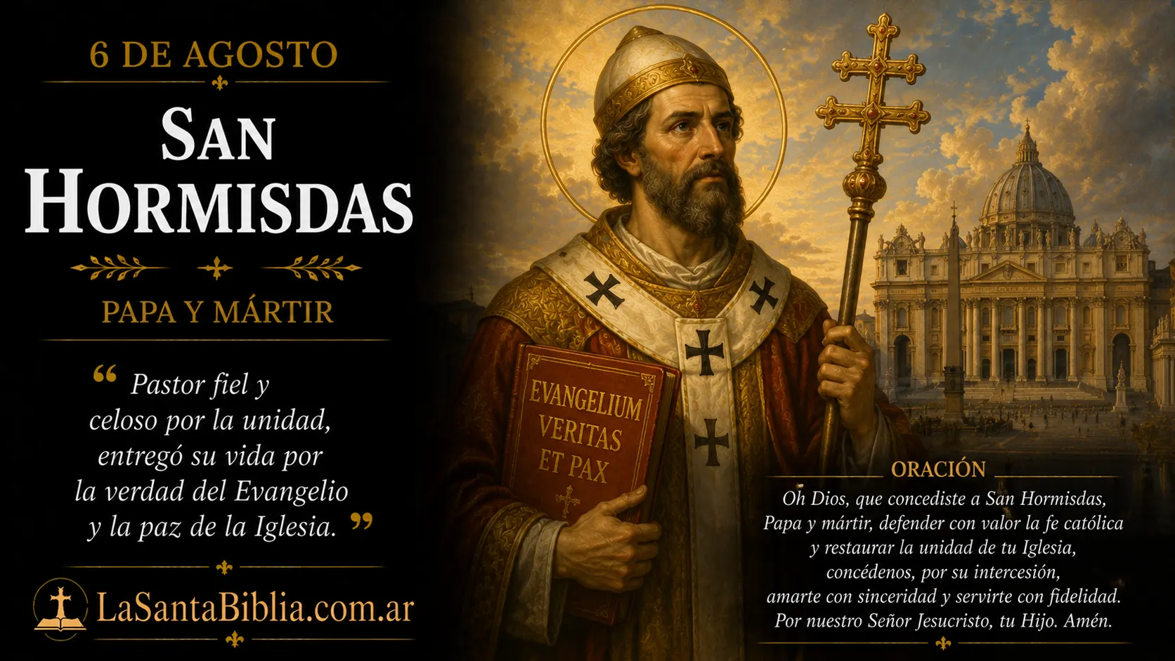 San Hormisdas · Papa