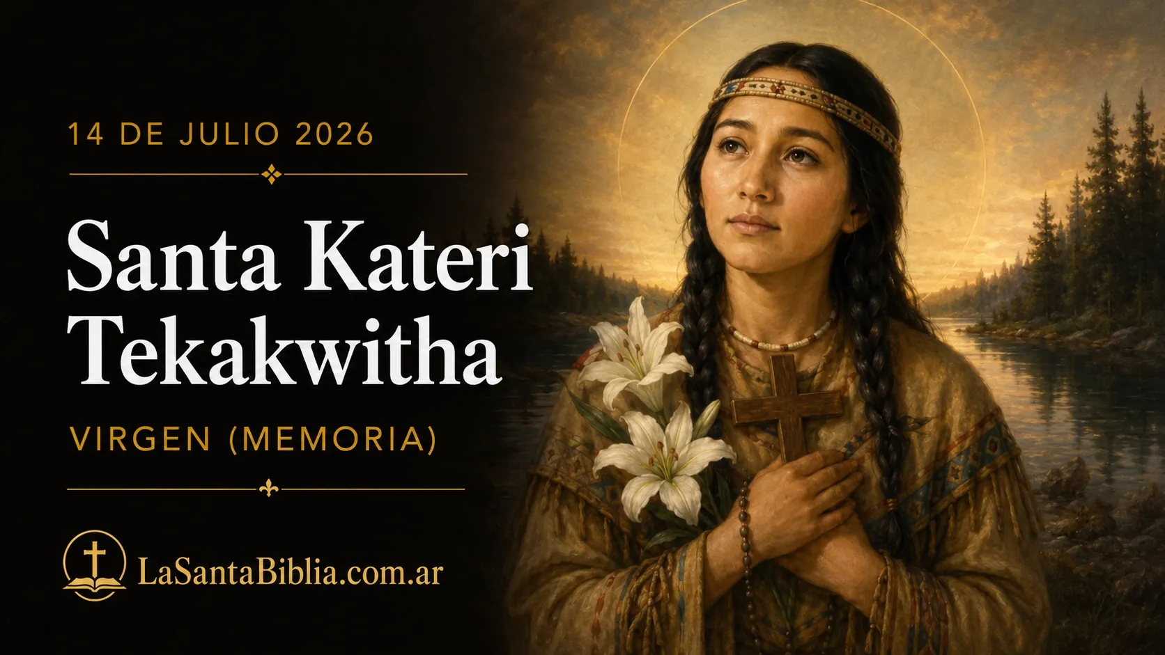 Santa Kateri Tekakwitha, virgen
