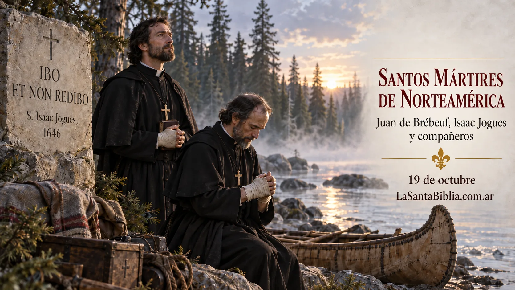 Santos Juan de Brébeuf, Isaac Jogues y compañeros
