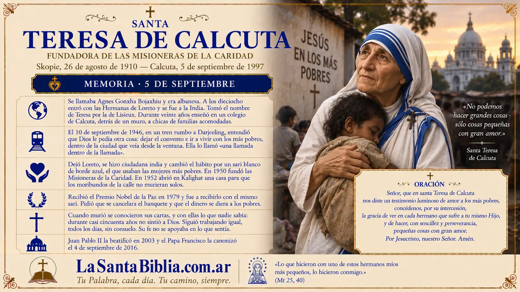 Santa Teresa de Calcuta