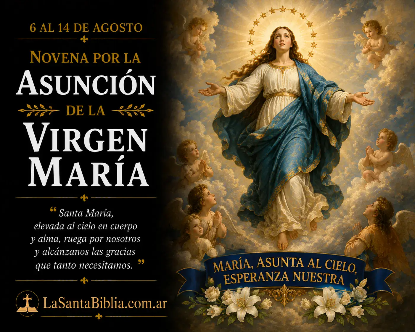 Novena por la Asunción de la Virgen María · 6 al 14 de agosto