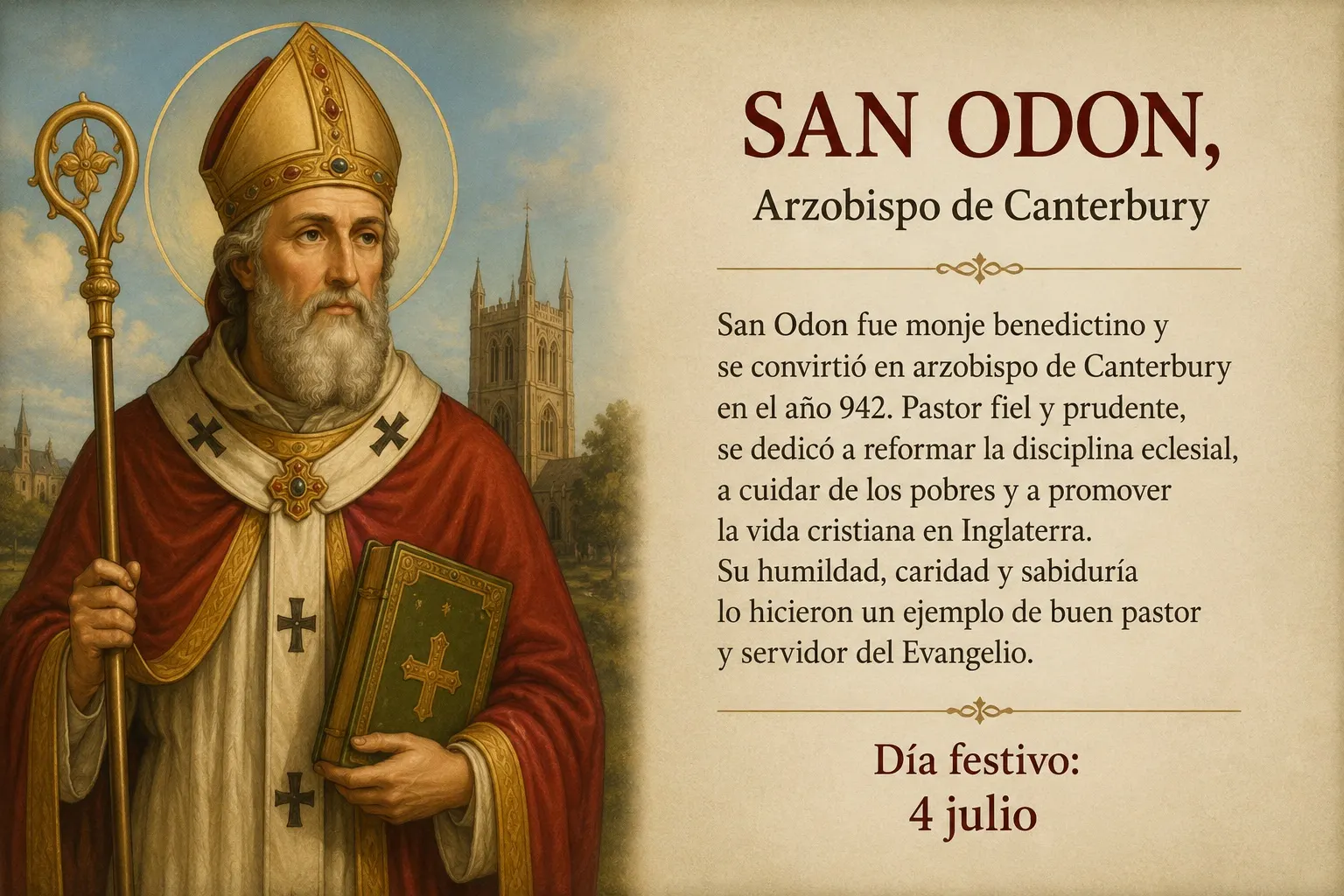 San Odón de Canterbury